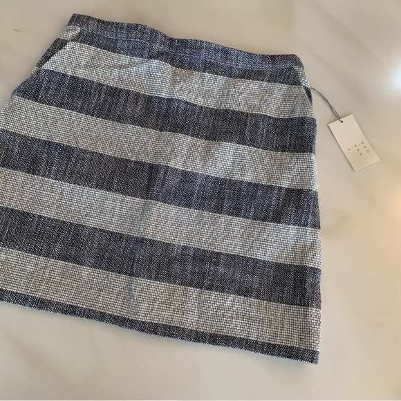 NWT Gray Women’s Striped A New Day Mini Skirt - Picture 2 of 5